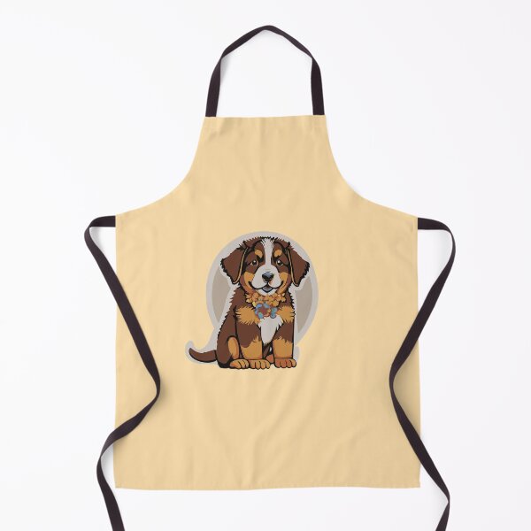 Item preview, Cute illustration of a Bernese Mountain Dog puppy designed and sold by Sealsshop.