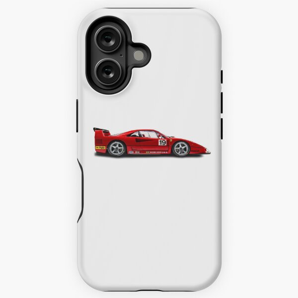 Item preview, Classic Red Ferrari F40 Race Car designed and sold by VibeVerseStudio.