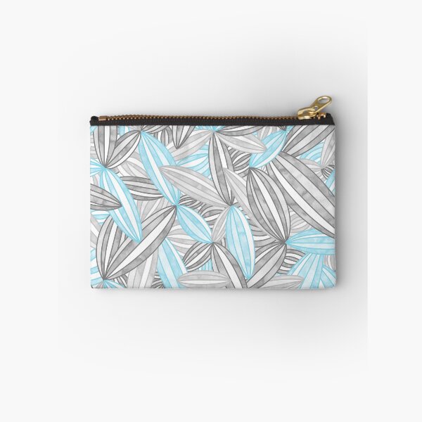Item preview, Demiboy Pride Abstract Zen Flower Petals Blue Grey designed and sold by JoyfulJen.