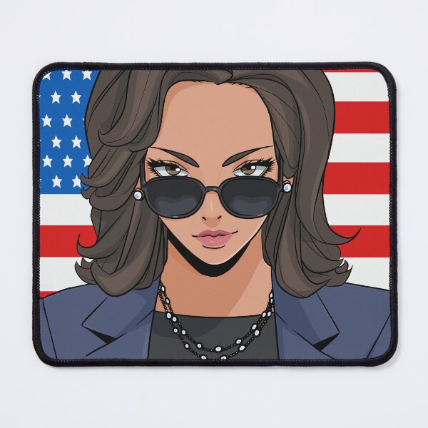 Item preview, Kamala Harris for President 2024 American Flag designed and sold by Nosek1ng.