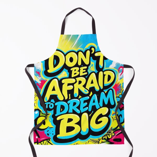 Item preview, Don't Be Afraid To Dream Big Positive Motivational Quote designed and sold by TheArtOfPat.