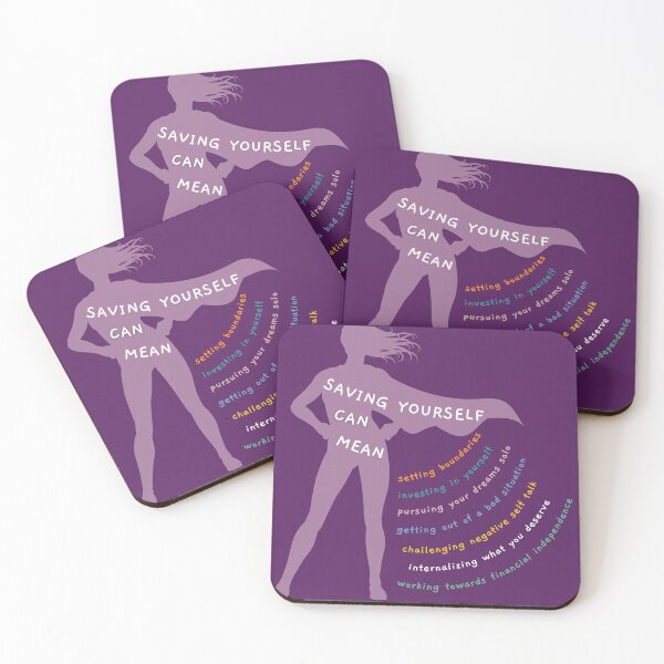 Item preview, Saving Yourself Can Mean designed and sold by Grace Huntley.