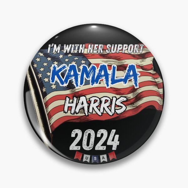 Item preview, i'm with her support kamala harris 2024 designed and sold by ArtFeverShop.