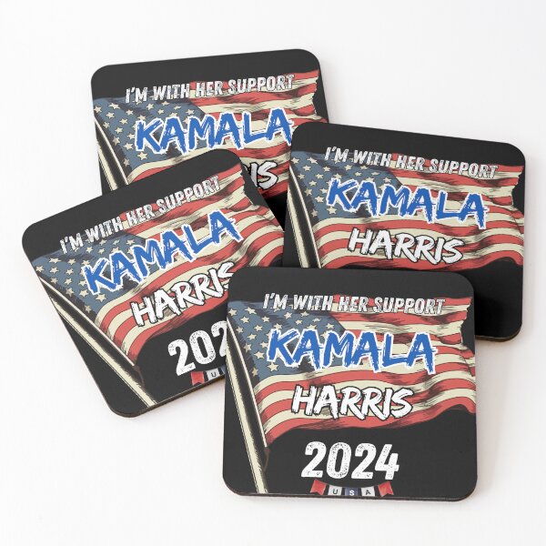 Item preview, i'm with her support kamala harris 2024 designed and sold by ArtFeverShop.