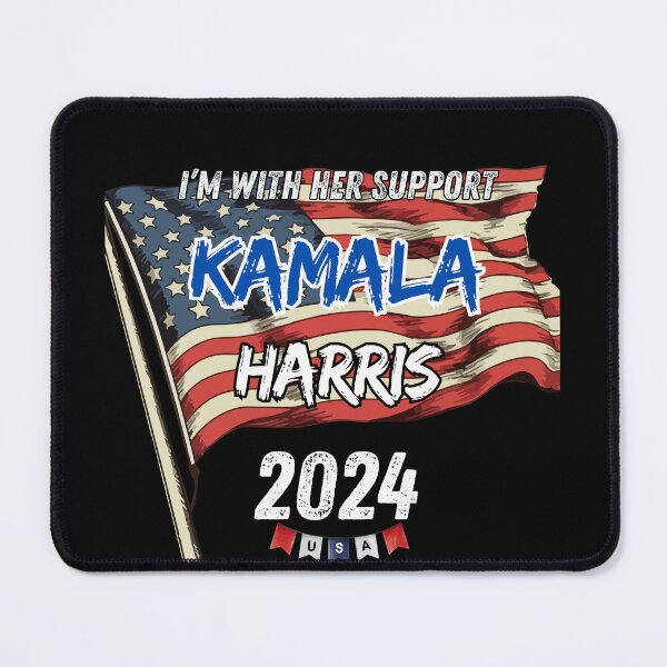Item preview, i'm with her support kamala harris 2024 designed and sold by ArtFeverShop.