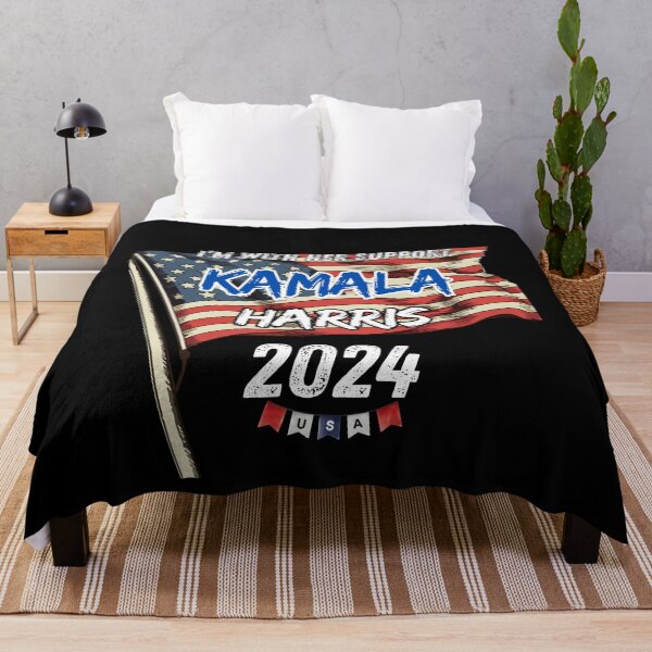 Item preview, i'm with her support kamala harris 2024 designed and sold by ArtFeverShop.