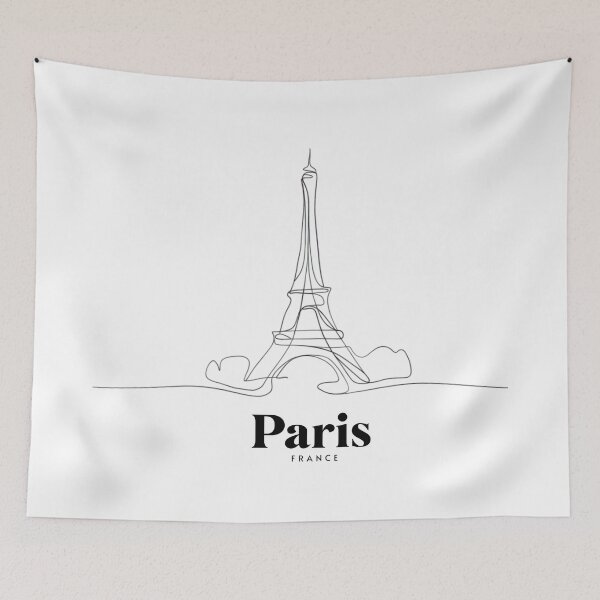 Item preview, Elegant Eiffel Tower Sketch - Paris Collection designed and sold by Kookie Tarp.