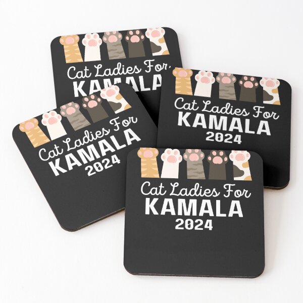 Aperçu de l'œuvre Dames de chat drôles pour Kamala Dames de chat sans enfant 2024 créée et vendue par TeesForNerds.