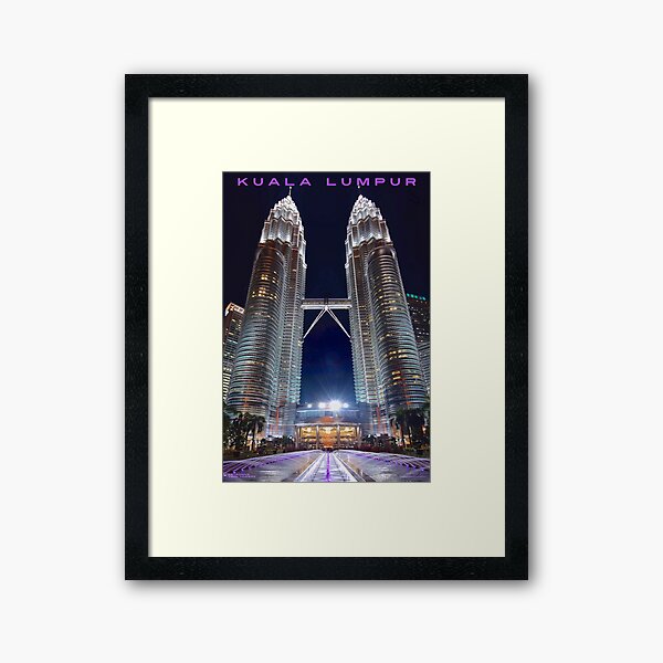 Item preview, Kuala Lumpur Travel Poster designed and sold by travelwitheric.