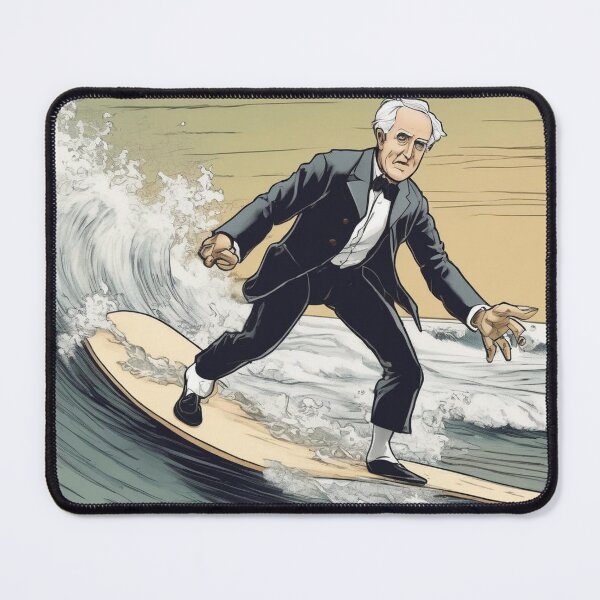 Item preview, Thomas Edison Surfing thinking about the Electric Board designed and sold by butikoshop.