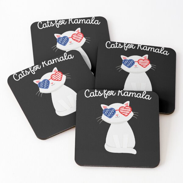 Aperçu de l'œuvre Copie de Funny Cat Ladies pour Kamala Childless Cat Ladies 2024 créée et vendue par TeesForNerds.
