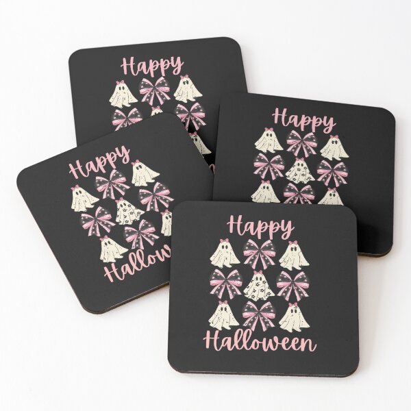 Item preview, Coquette Happy Halloween Ghost and Bows designed and sold by AlienOccupation.