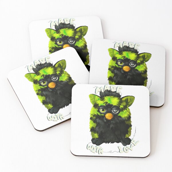 Item preview, Made With Love Furby sewn design 90s  designed and sold by Spoilsofthedead.