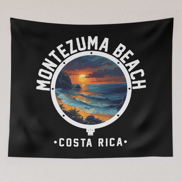 Item preview, Montezuma Beach - Costa Rica (with White Lettering) designed and sold by VelvetRoom.