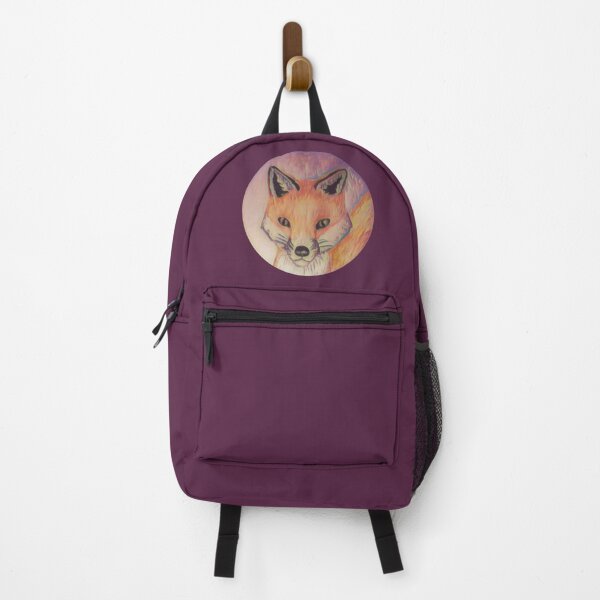 Item preview, Fox against purple background designed and sold by Levo02.