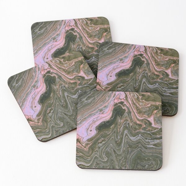 Item preview, Yard Dog 3 Olive Pink Strata Acyrlic Abstract designed and sold by Doug  Siegel.
