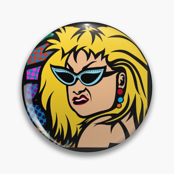 Item preview, Divine Drag Queen Cartoon PopArt Drawing designed and sold by Henrylizarraga.