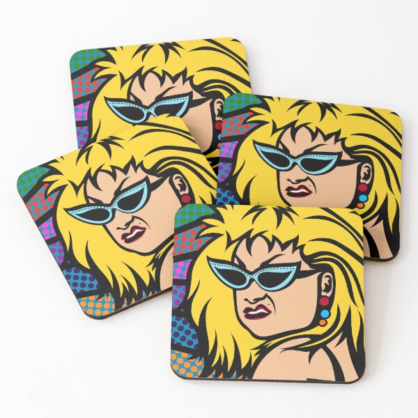 Item preview, Divine Drag Queen Cartoon PopArt Drawing designed and sold by Henrylizarraga.