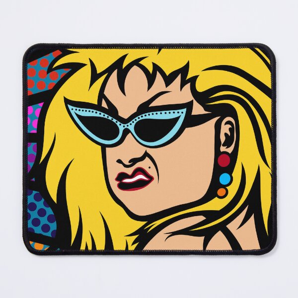 Item preview, Divine Drag Queen Cartoon PopArt Drawing designed and sold by Henrylizarraga.