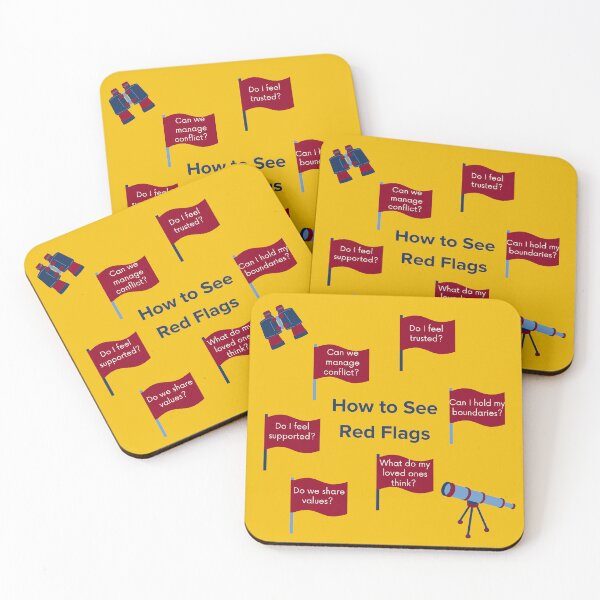 Item preview, How to See Red Flags designed and sold by Grace Huntley.
