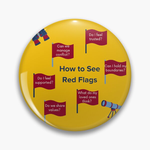 Item preview, How to See Red Flags designed and sold by Grace Huntley.