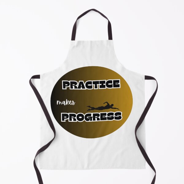 Item preview, practice makes progress swimmer designed and sold by IFarty.