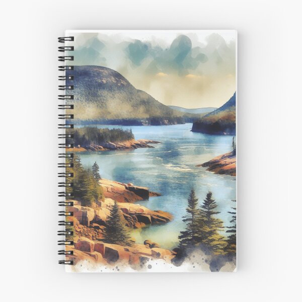Item preview, Acadia National Park (Maine) watercolor designed and sold by Ginngers.
