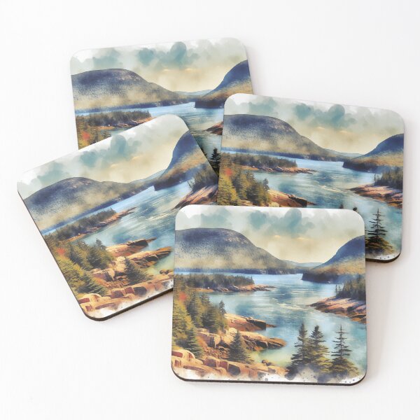 Item preview, Acadia National Park (Maine) watercolor designed and sold by Ginngers.