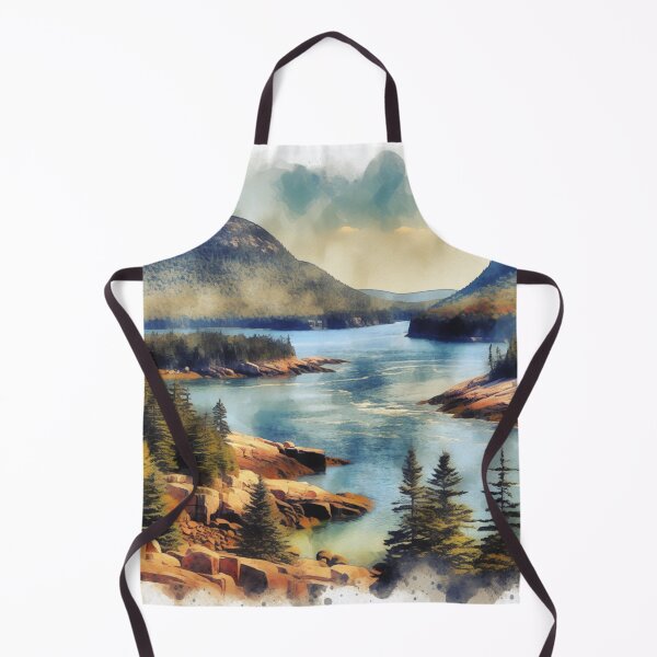 Item preview, Acadia National Park (Maine) watercolor designed and sold by Ginngers.