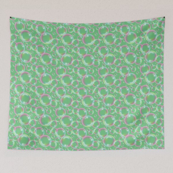 Item preview, Bubbly Bubbles (Green) designed and sold by Reba Lou.