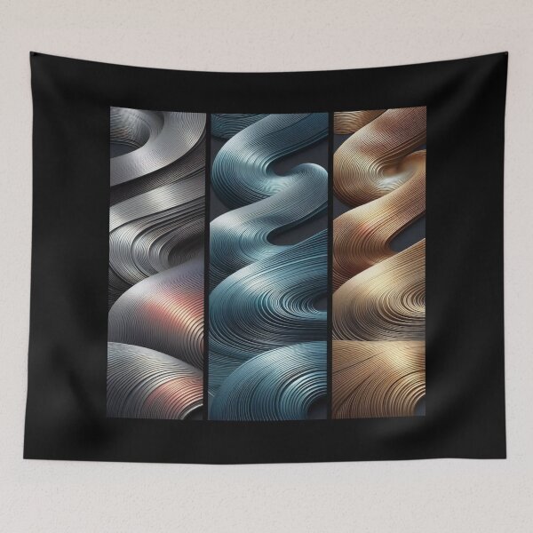Item preview, Brushed Waves 3 designed and sold by Sybille-Yates.