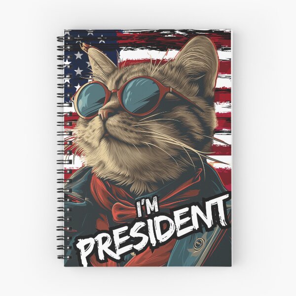 Item preview, Funny My Cat For President designed and sold by ArtFeverShop.