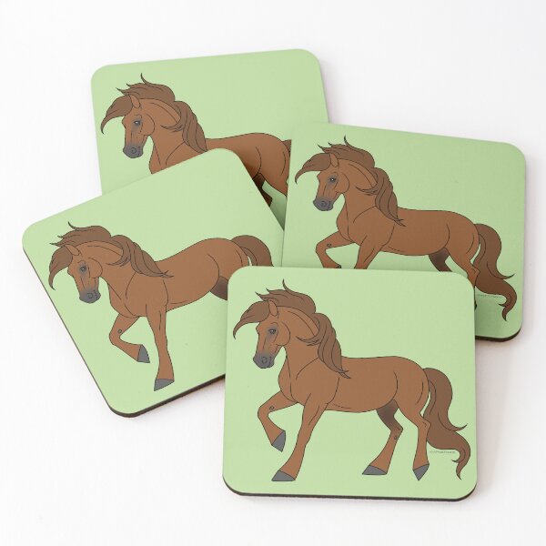 Item preview, Prancing Chestnut Cartoon Horse designed and sold by DappledMoon.