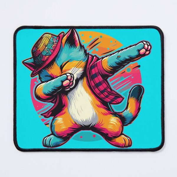 Item preview, Colorful Cute Cat Dance Dabbing love dab  designed and sold by MrDesing10 ⭐⭐⭐⭐⭐.