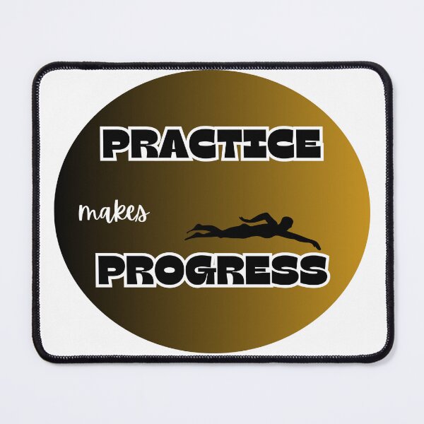 Item preview, practices makes progress swimmer designed and sold by IFarty.