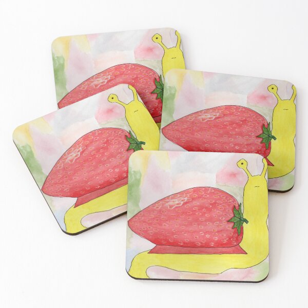 Item preview, Strawberry Snail designed and sold by SoleiaFlur.