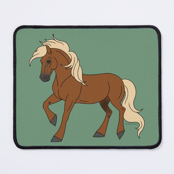 Item preview, Prancing Sorrel Cartoon Horse designed and sold by DappledMoon.