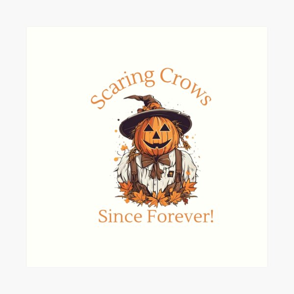 Item preview, Scarecrow Taking Care of the Crows designed and sold by Sarah  English.