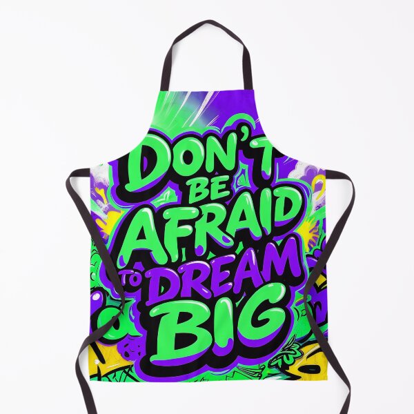 Item preview, Don't Be Afraid To Dream Big Positive Motivational Quote designed and sold by TheArtOfPat.