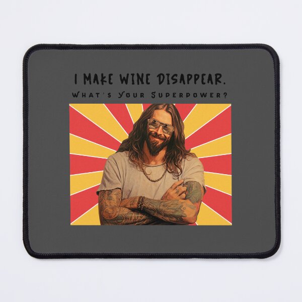 Item preview, I Make Wine Disappear. #jesusmeme #funnyjesus #jesushumor #holylaughs designed and sold by Anna Halasek.