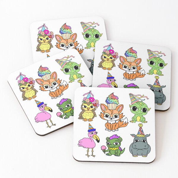 Item preview, Copy of Cute Birthday Party Animals 2 designed and sold by colorcantata.