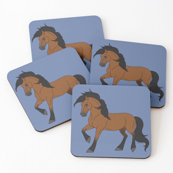 Item preview, Prancing Bay Cartoon Horse designed and sold by DappledMoon.