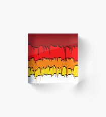 ink tinta Acrylic Block