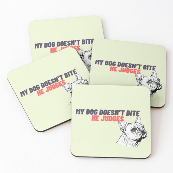 Item preview, My Dog Doesn't Bite designed and sold by BarkStreetWear.