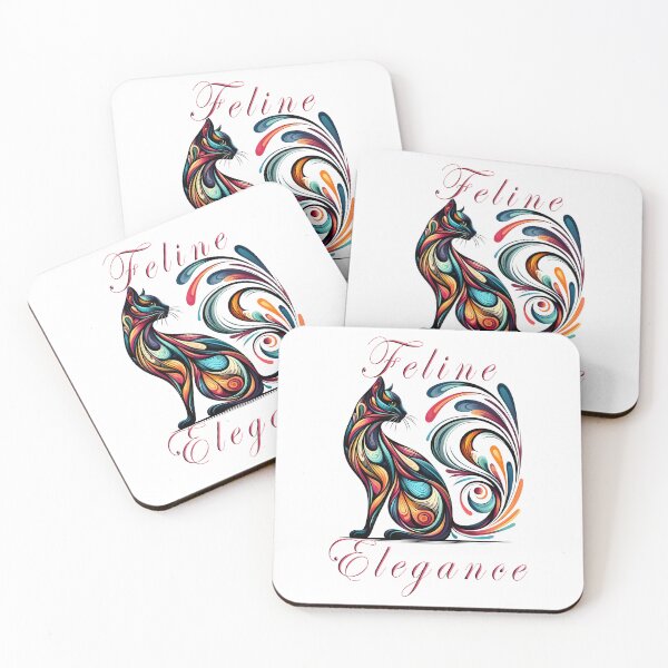 Item preview, Feline Elegance  designed and sold by Black Sands Art.