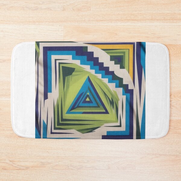 Item preview, Vibrant Geometric Illusion Artwork designed and sold by merve02shop.