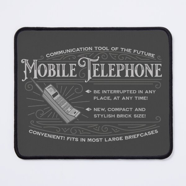 Item preview, Vintage Cell Phone Advertisement designed and sold by vonplatypus.