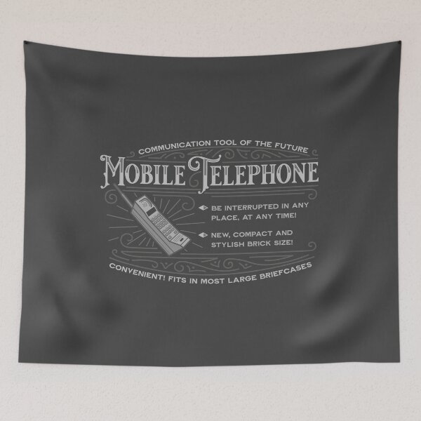 Item preview, Vintage Cell Phone Advertisement designed and sold by vonplatypus.
