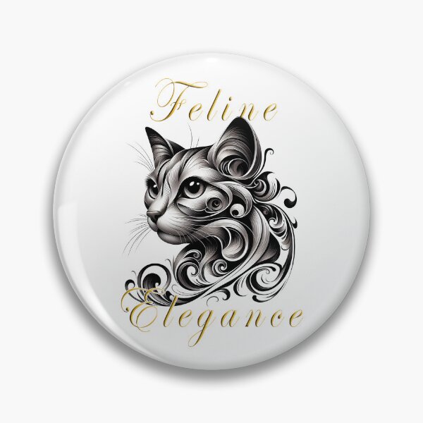 Item preview, Feline Elegance  designed and sold by Black Sands Art.