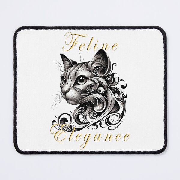 Item preview, Feline Elegance  designed and sold by Black Sands Art.